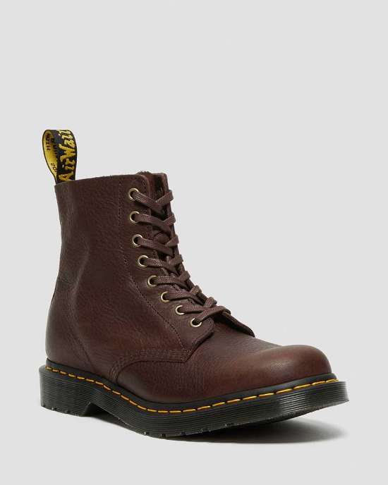 Botines Dr. Martens 1460 Pascal Mujer Vino MX-62104